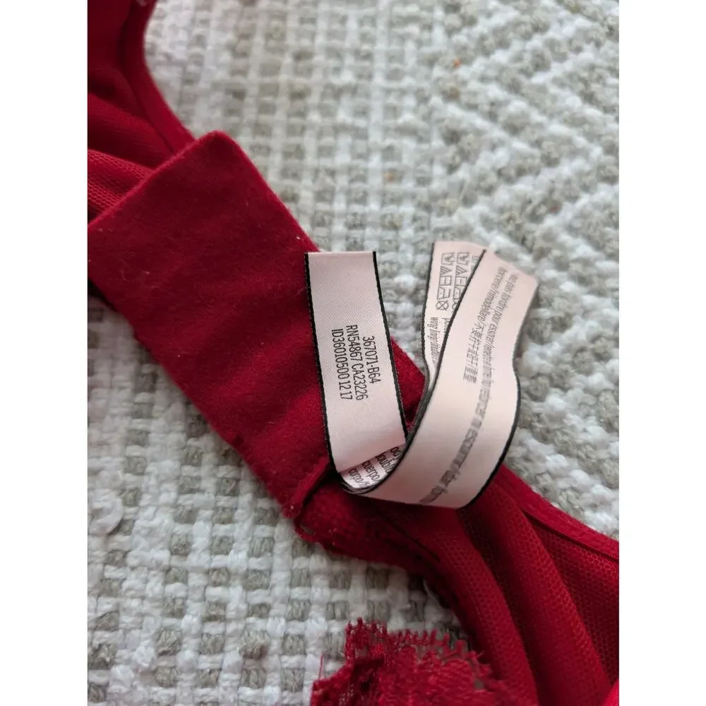 victoria's secret dream angels velvet lace bra